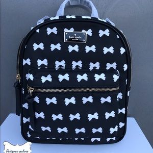 NWT kate spade small Bradley bow backpack
